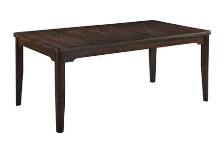 Higgins - Dining Table - Dark oak by Crown Mark | Bel Furniture
