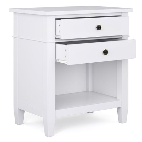 Carlton - Bedside Table, Handcrafted by Simpli-Home | Bel Furniture