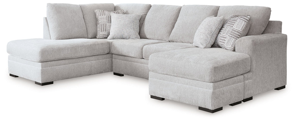 Gabyleigh - Sectional Gray 2 Pc. Right Arm Facing Chaise Sectional by Benchcraft® | Bel Furniture