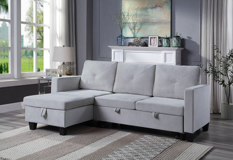 Nova - Reversible Sleeper Sectional Sofa With Storage Chaise - view 10
