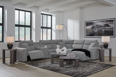 Modmax - Salt And Pepper - Reclining Sectional by Signature Design by Ashley® | Bel Furniture