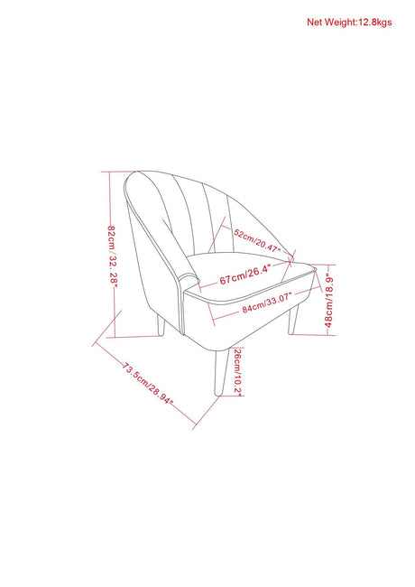 Harrah - Upholstered Accent Chair - view 19