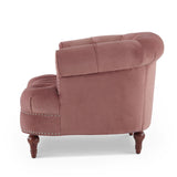 La Rosa - Victorian Tufted Upholstered Accent Chair