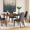Lyncott - Butterfly Extension Table Set Dark Gray 5 Pc. Table, 4 Side Chairs by Signature Design by Ashley® | Bel Furniture