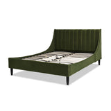 Aspen - Vertical Tufted Modern Headboard Platform Bed Set by Jennifer Taylor Home | Bel Furniture