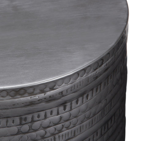 Johnsen - Handcrafted Large Metal Accent Table - view 30
