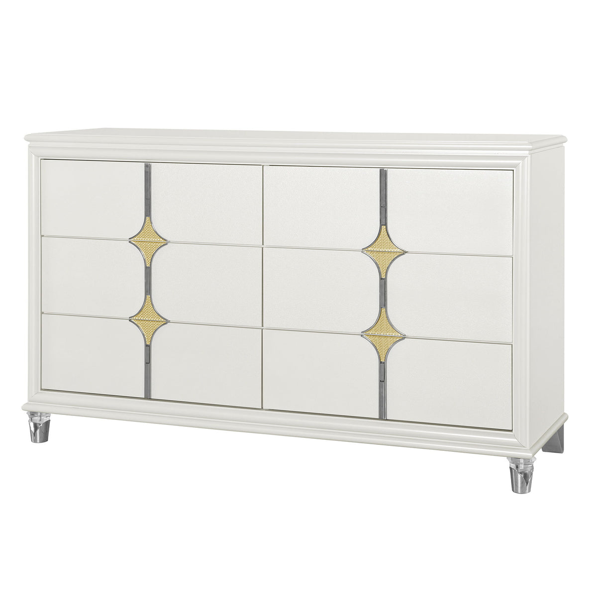 Uriuni - Dresser - Gold / White
