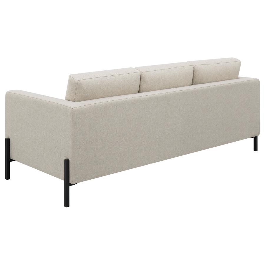 Tilly - Upholstered Track Arm Sofa - Oatmeal