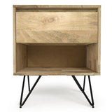 Hunter - Nightstand - Natural by Simpli-Home | Bel Furniture