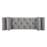 Alma - Tufted Flared Arm Entryway Bench
