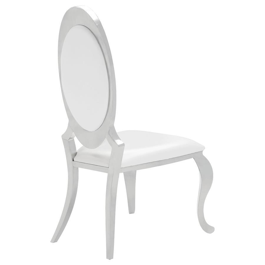 Antoine - Curved Chrome Legs Dining Chair