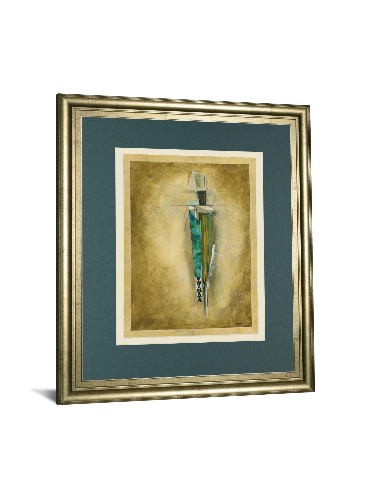 Shaman Of The Rain By Douglas - Framed Print Wall Art - Beige