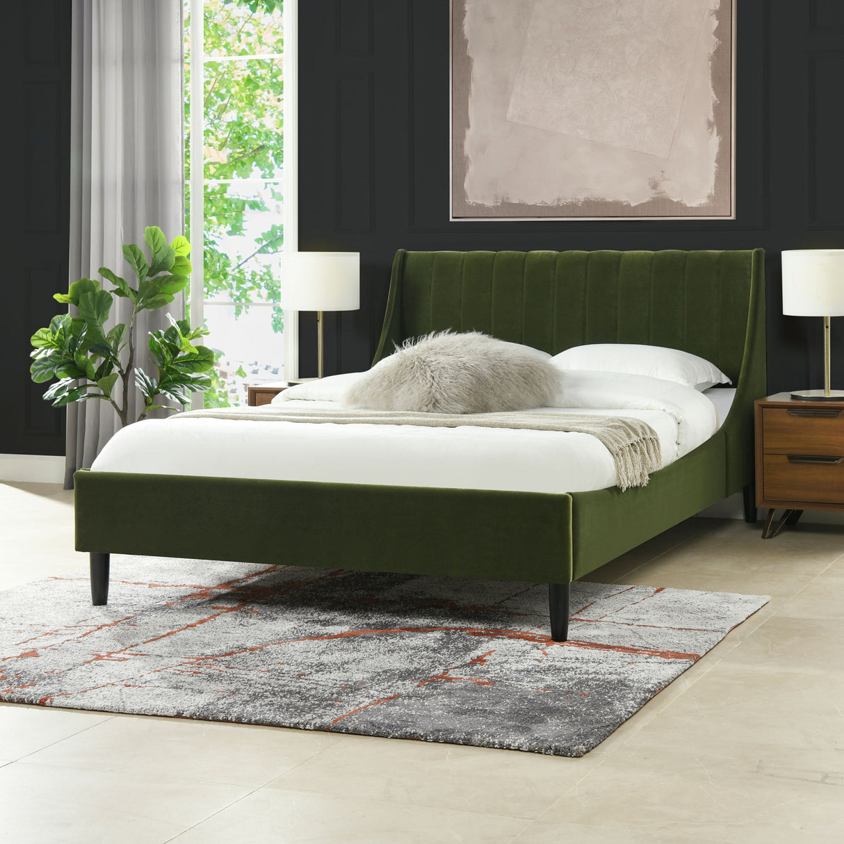 Quarry - 5.25' X 6.5' Abstract Area Rug - Gray / Orange by Jennifer Taylor Home | Bel Furniture