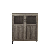 Modern Grooved Door Accent Cabinet by Walker Edison | Bel Furniture