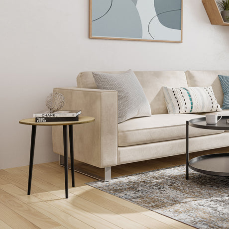 Tanner - Metal Side Table - Gold by Simpli-Home | Bel Furniture