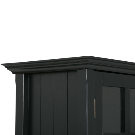 Acadian - Medium Storage Cabinet, Handcrafted by Simpli-Home | Bel Furniture