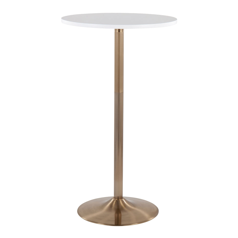 Pebble - Contemporary & Glam Adjustable Dining / Bar Table