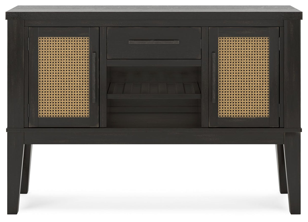 Galliden - Black - Dining Room Server by Signature Design by Ashley® | Bel Furniture