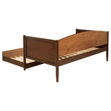 Bozeman - Wood Twin Daybed With Trundle - Medium Walnut by Coaster Fine Furniture | Bel Furniture