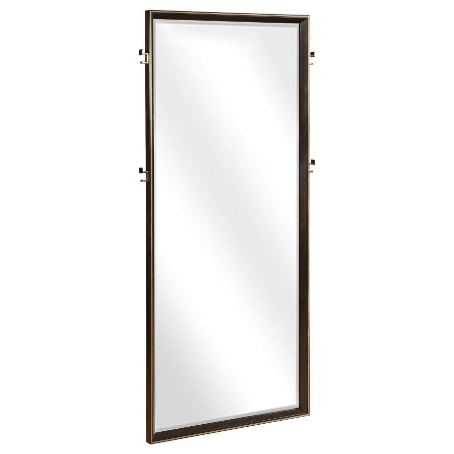 Durango - Standing Floor Mirror - Smoked Peppercorn by CoasterElevations | Bel Furniture