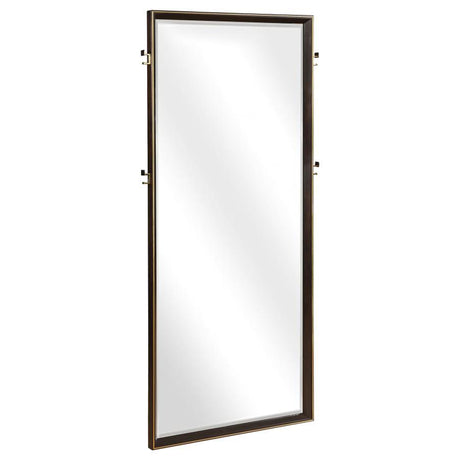 Durango - Standing Floor Mirror - Smoked Peppercorn by CoasterElevations | Bel Furniture