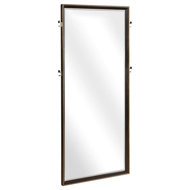 Durango - Standing Floor Mirror - Smoked Peppercorn by CoasterElevations | Bel Furniture