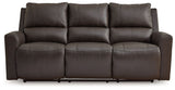 Boxmere - 3 Pc. - Power Reclining Sofa, Power Reclining Loveseat With Console, Power Rocker Recliner - Storm