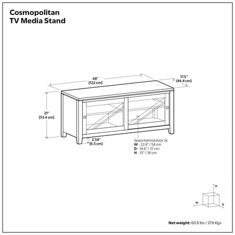 Cosmopolitan - Handcrafted TV Media Stand - view 14