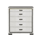 Isaiah - Upholstered Chest With LED Lighting