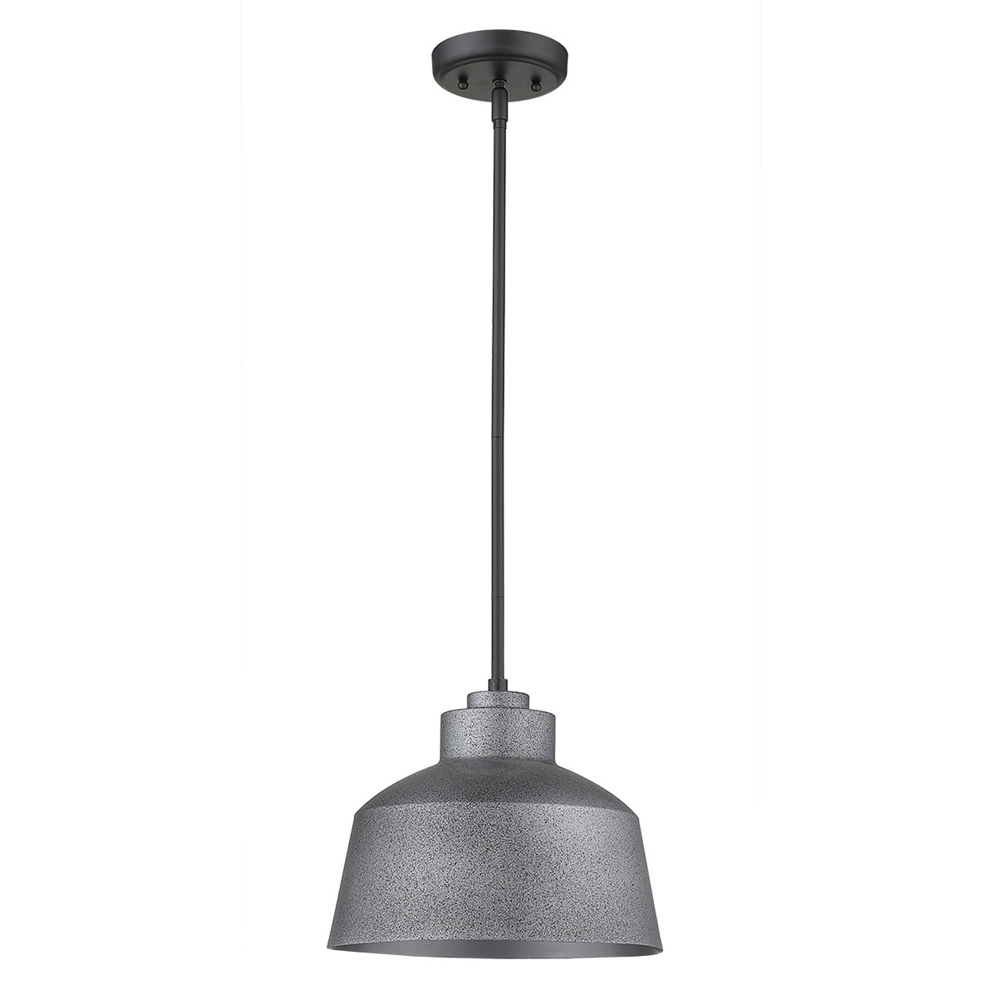 Barnes 1 Light Convertible Pendant - Gray