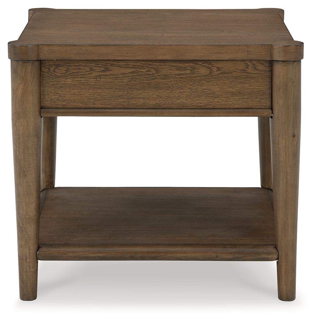 Roanhowe - Brown - Rectangular End Table by Signature Design by Ashley® | Bel Furniture