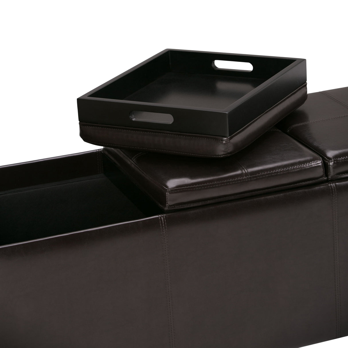 Avalon - Multi Functional Storage Ottoman by Simpli-Home | Bel Furniture