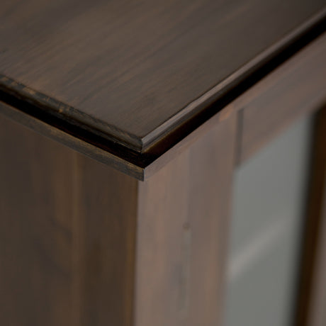 Artisan - Tall TV Media Stand - Natural Aged Brown by Simpli-Home | Bel Furniture