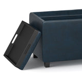 Avalon - Multi Functional Storage Ottoman by Simpli-Home | Bel Furniture