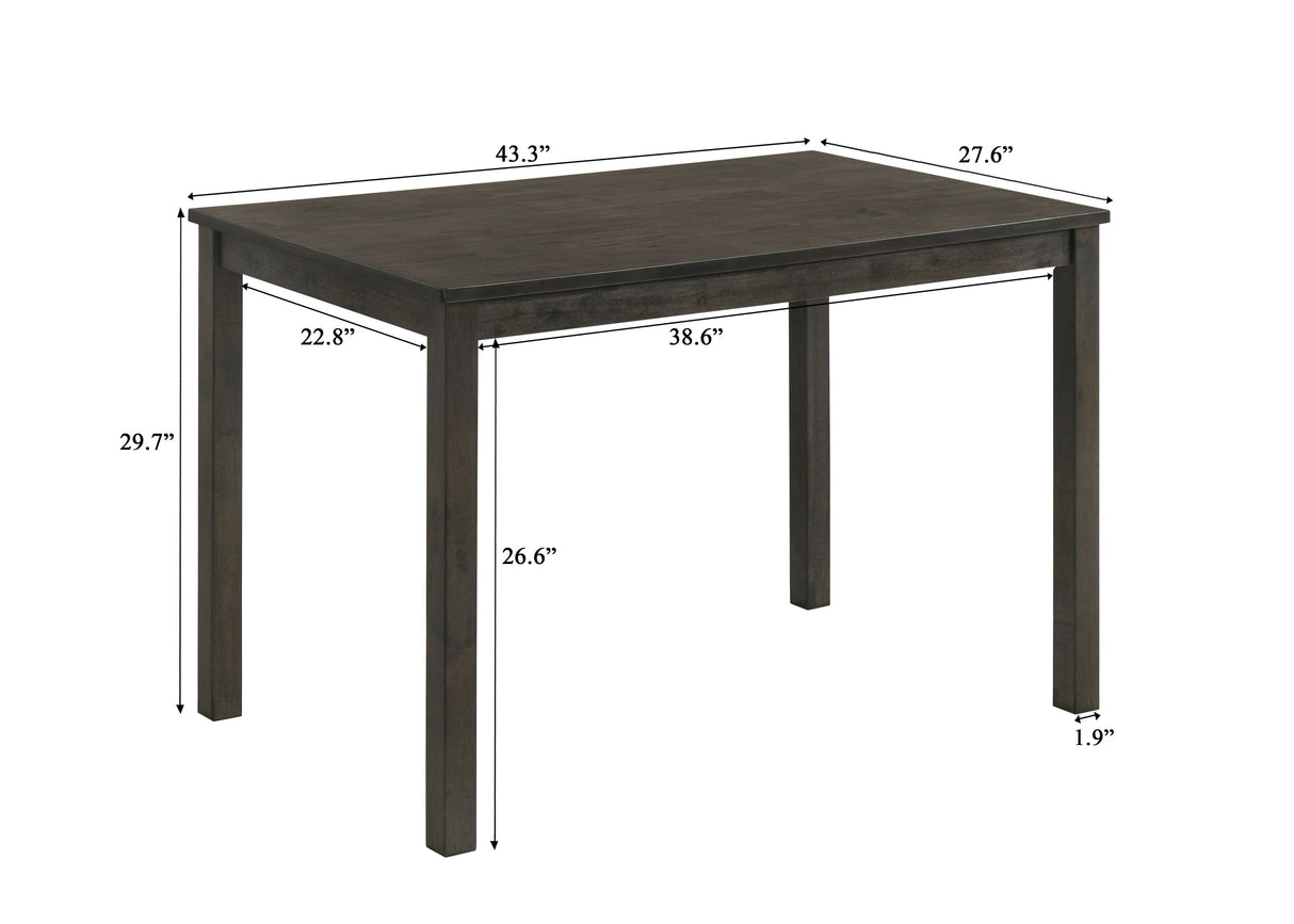 Melshire - Dining Table - Dark Brown by Crown Mark | Bel Furniture