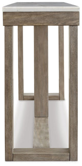 Loyaska - Brown / Ivory - Sofa Table by Signature Design by Ashley® | Bel Furniture