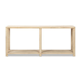 Milo - Console Table With Lower Shelf - Natural