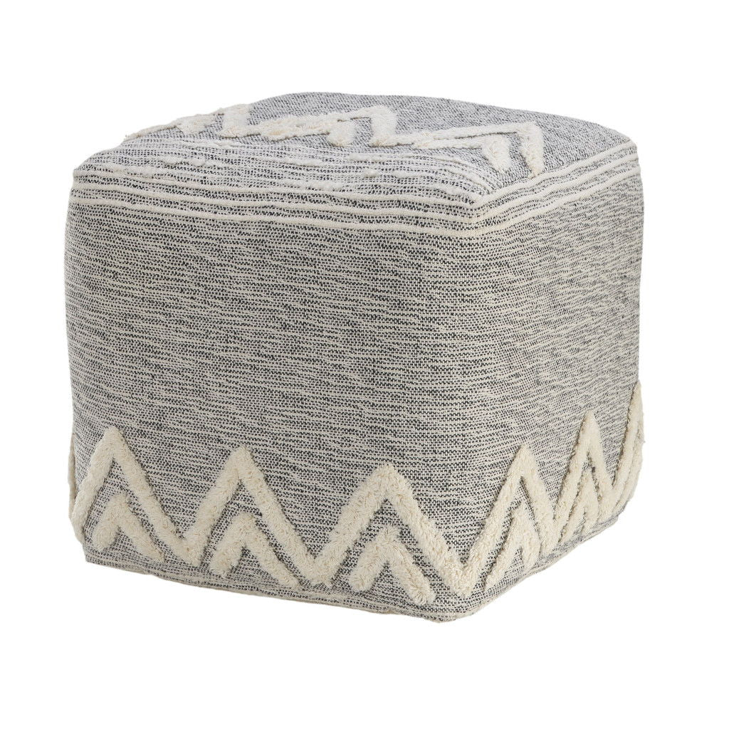 Polyester Ottoman - Gray