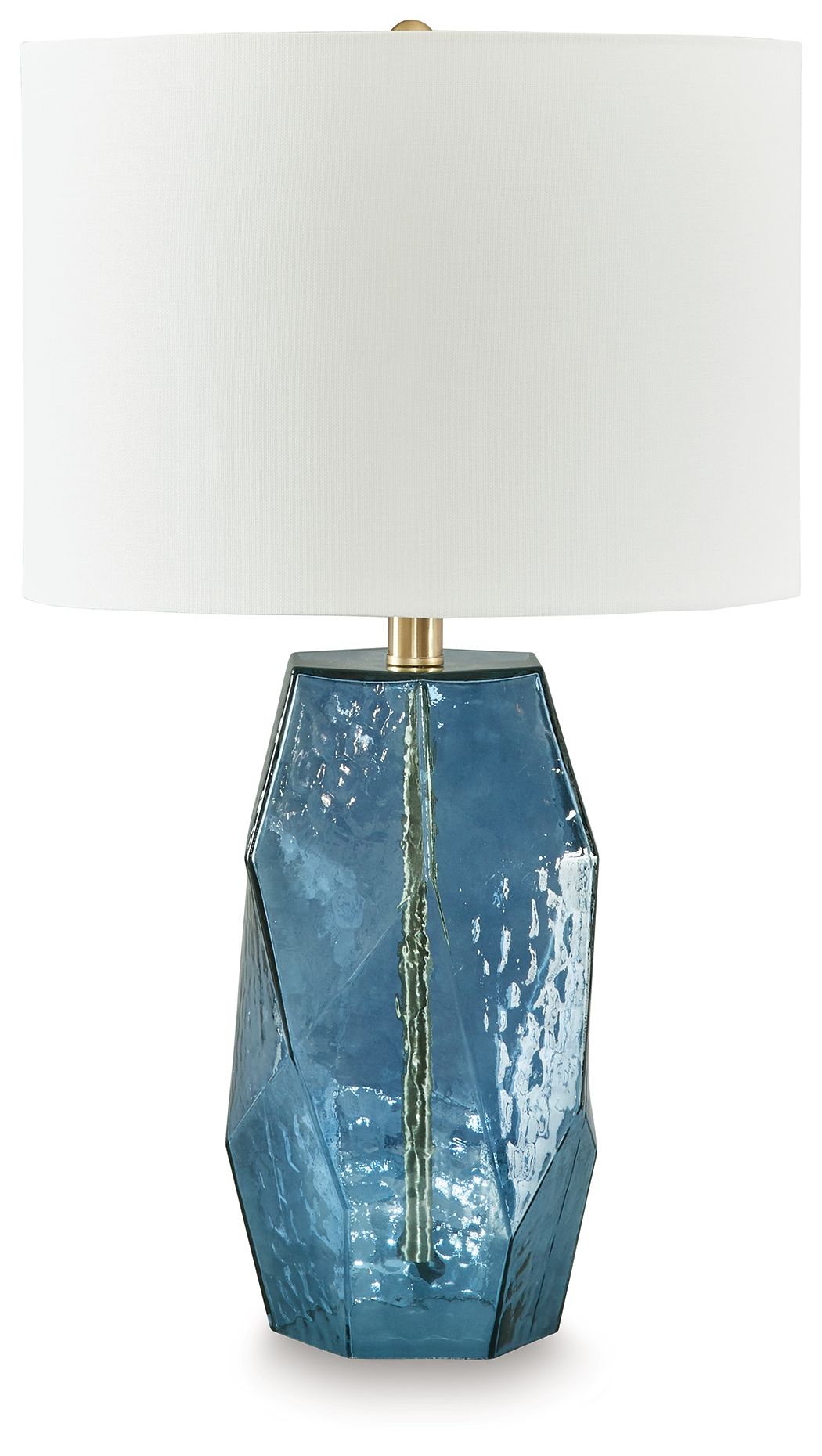 Tallow - Blue - Glass Table Lamp by Signature Design by Ashley® | Bel Furniture