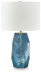 Tallow - Glass Table Lamp - Blue