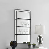 Oriel - Rectangular 3-Shelf Wall Mirror - Silver by CoasterEssence | Bel Furniture