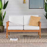 Contemporary Cushioned Patio Triple Lounge by Walker Edison | Bel Furniture