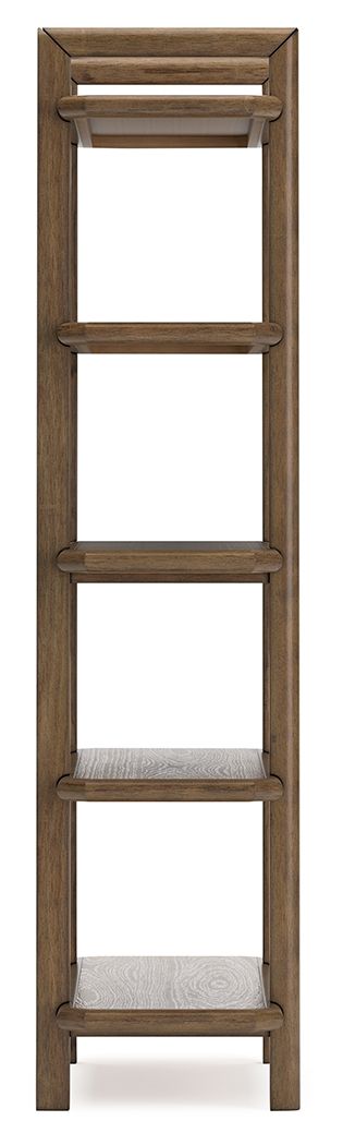 Roanhowe - Brown - Bookcase by Signature Design by Ashley® | Bel Furniture