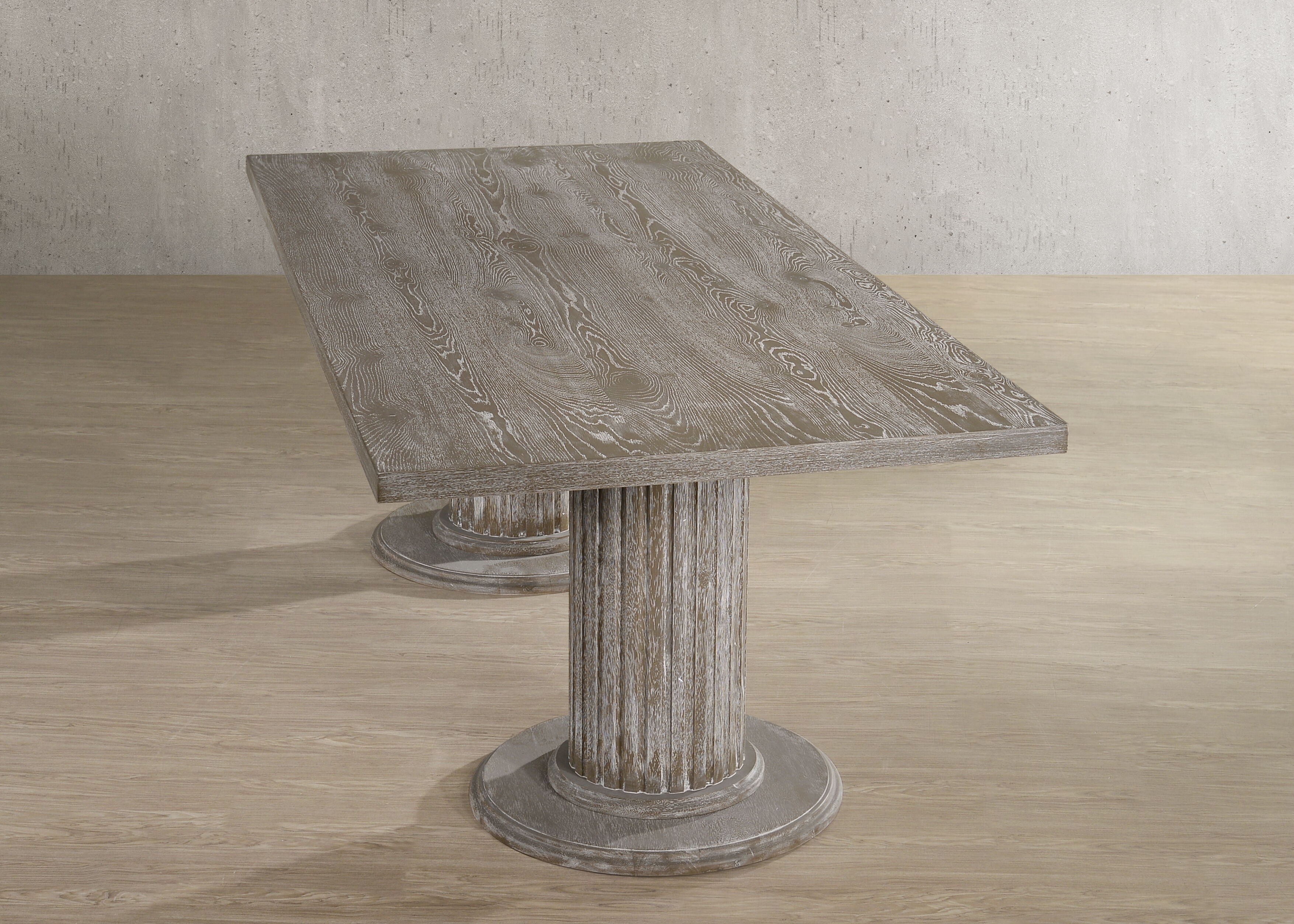 Gabrian - Reclaimed, Dining Table - Gray