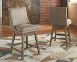 Tallenger - Swivel Barstool (Set of 2) by Signature Design by Ashley® | Bel Furniture