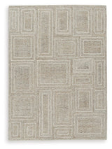 Brickburgh - Area Rug Gray 5' x 7' by Signature Design by Ashley® | Bel Furniture