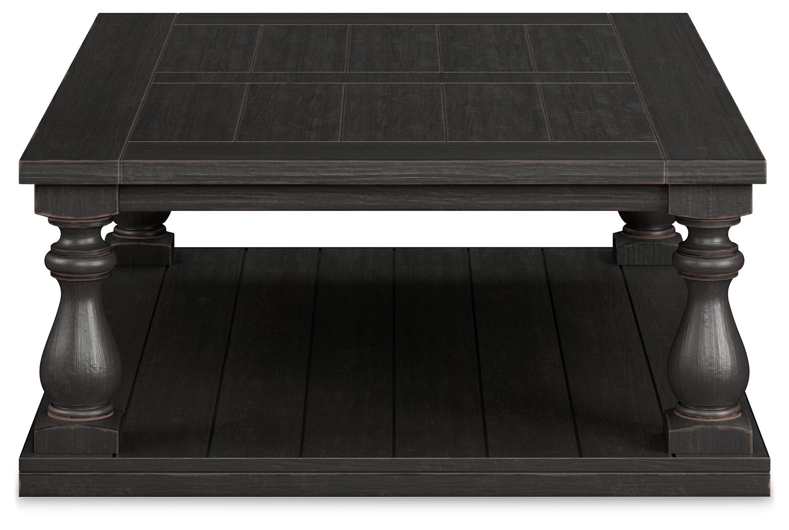 Mallacar - Black - Rectangular Cocktail Table