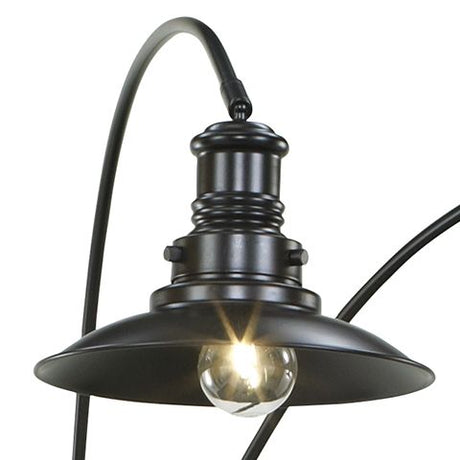 Sheriel - Black - Metal Arc Lamp by Signature Design by Ashley® | Bel Furniture
