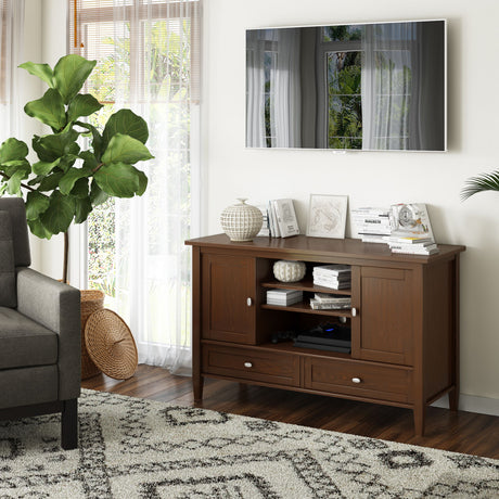 Warm Shaker - Transitional Style TV Media Stand - view 18