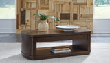 Korestone - Dark Brown - Lift Top Cocktail Table by Signature Design by Ashley® | Bel Furniture